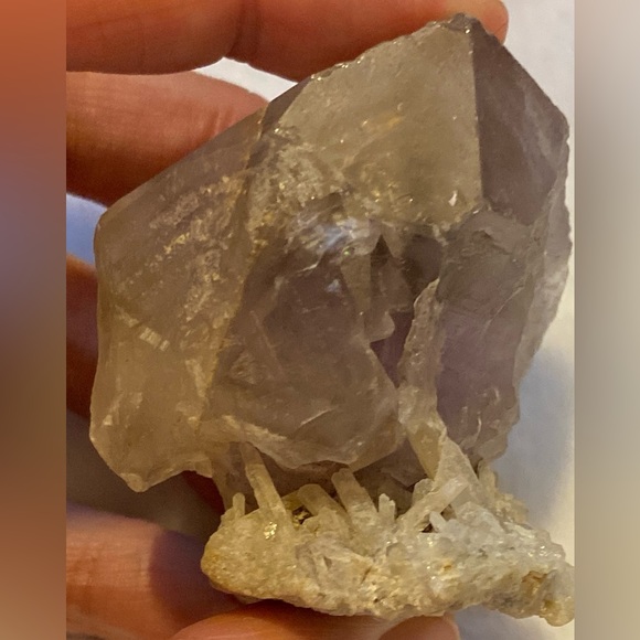 Natural purple fluorite on crystal matrix from Morocco-Updated photos added - Picture 11 of 16